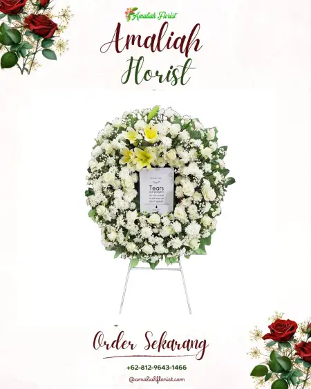 Krans Bunga Duka Kadu Agung